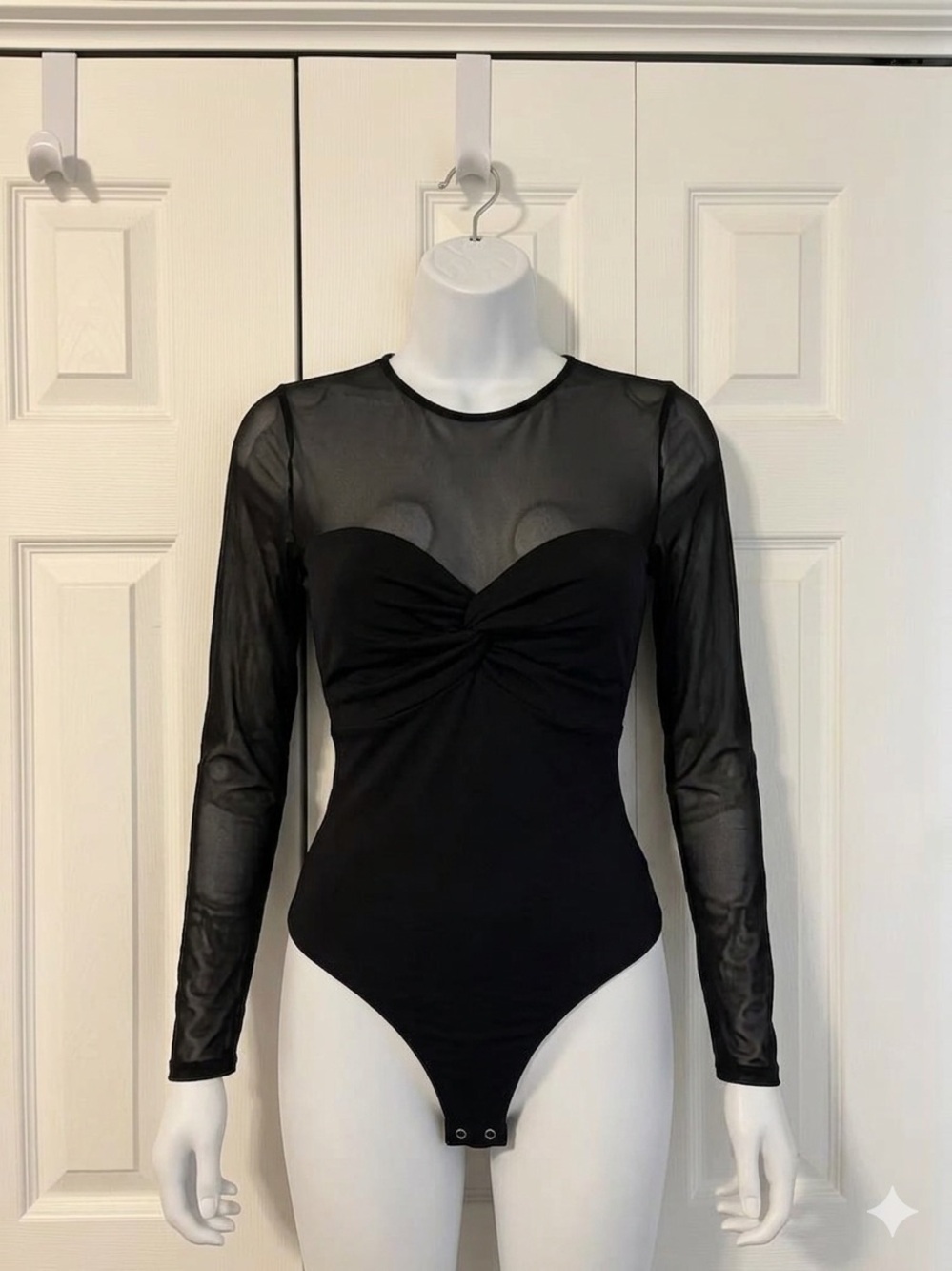 A&F Bra Free Mesh Bodysuit NEVER WORN